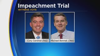 Colorado Senators Vote On Impeachment Trial Witnesses