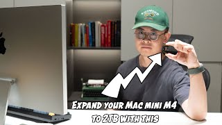 Expand Mac mini M4 storage upgrade SSD to 2TB with compatible module