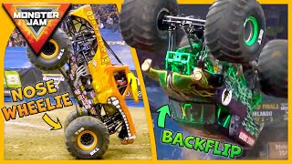Monster Truck Driver Shows HOW TO Pull Off Stunts! 🔥 Backflips, Wheelies, Donuts & MORE!