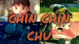 mera naam Chin chin chu (remix) video song cartoon animated version (doraemon style)