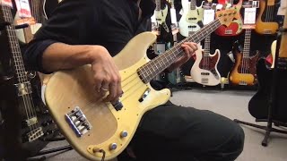 Sound Sample Fender Custom Shop / LE 1959 Precision Bass Journeyman Relic -Natural Blonde-