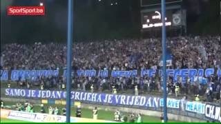 Manijaci i Horde Zla obiljezili 101 vjeciti derbi Zeljeznicar-Sarajevo 8.5.2013