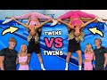 WHO'S STRONGER? Younger Twins vs Older Twins PARTNER LIFT CHALLENGE