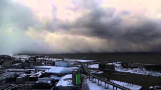 Time Lapse of Buffalo Lake Effect Snow Nov 18 2014