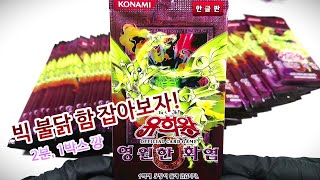 영원한화염 카드깡(유희왕TCG) 빠르게 보는 유희왕 카드깡 영상(3분 컷) yugioh card box unboxing