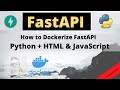 How to Dockerize FastAPI | Complete MVP | Python + HTML & JavaScript