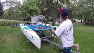 Hobie Wave Solo Mast Stepping