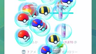 Pokémon GOで1週間で52.6km歩いた時のリワードの結果！