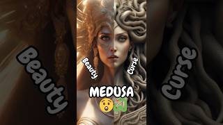 From Beauty to Horror: Medusa's Terrifying Tale of Divine Curse 🐍 #shots #mythologyexplained