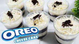 OREO CHEESECAKE LUMER | CARA MUDAH MEMBUAT DESSERT CUP OREO