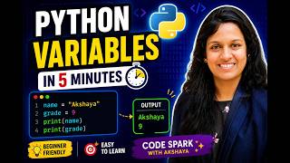 Python Variables for Beginners | Learn Python Variables in 5 Minutes