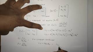 Joint Gaussian random variables: two variable case and N variable case and properties