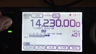 Dickhead transmitting on SSTV frequency