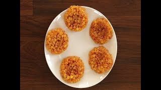 Jaggery Boondi Chikki/ Jaggery recipes/ How to make