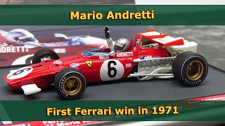 Mario Andretti - Ferrari 312B - South Africa GP 1971 - Brumm F1 1:43 model car review