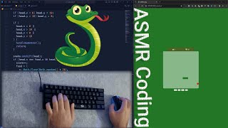 ASMR Coding - Snake Game JavaScript - No Talking