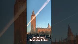 The recently refurbished Big Ben in London