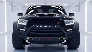 Dodge’s Most Powerful Truck Yet: The 2025 Dodge Demon Pickup Revealed!