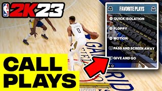 HOW TO CALL PLAYS in 2K23