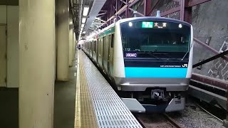 E233系1000番台宮サイ112編成 JR京浜東北線各駅停車大宮行き 日暮里駅発車