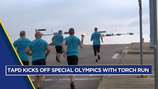 TAPD holds torch run to kick off Arkansas Special Olympics