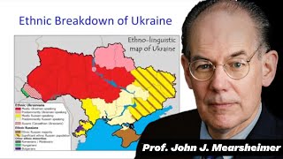 John J. Mearsheimer: Ethnic and Badly Divided Map Breakdown Of Ukraine