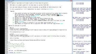 Dropping down from to Python from your SAS Program