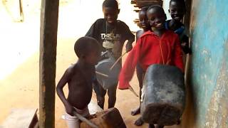 Ghana Gold - Ghana West Africa Village Drummer Boys