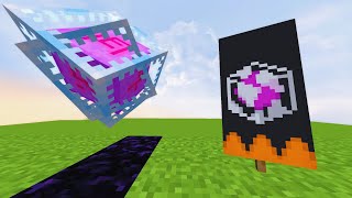 I made an END CRYSTAL banner in Minecraft! Tutorial
