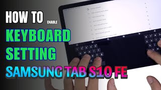 How to customize Keyboard on Samsung Galaxy Tab S10 FE