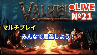 【Valheim/ヴァルへイム】Live21 みんなで農業しよう！