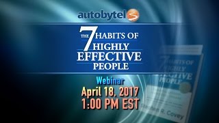 7 Habits of Highly Effective People - Presented by Certified FranklinCovey Trainer Karen Bradley