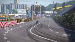 Ride 2　PS４　楽しいワン・ツー・ファイブ♪　RS１２５　マカオ　ギア・サーキット　リアリスティック