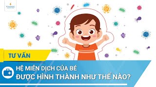 Hệ miễn dịch của bé được hình thành như thế nào?