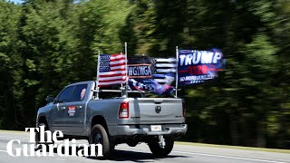 Convoys of Trump supporters take to roads after Biden campaign bus incident