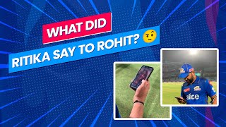 Rohit Sharma on a video call with his wife after a thrilling win vs DC | Mumbai Indians