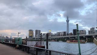 Aug. 16, 2023 (Part 1): Ep. 1: Sumida River Terrace (隅田川テラス) – Asakusa Walk (浅草散策)