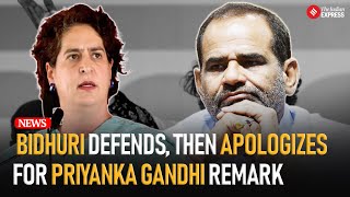 BJP MP Ramesh Bidhuri Issues Apology After Priyanka Gandhi Remarks Spark Controversy