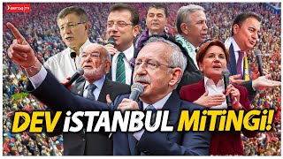 İstanbullular Maltepe'ye akın etti! Tarihi Millet İttifakı Mitingi!