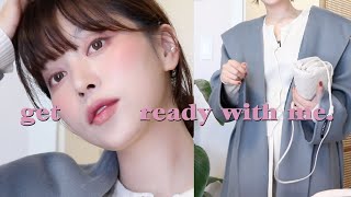 (eng) 새로 산 코트 입고☃︎ 겨울 첫 수다 GRWM \u0026 요즘 빠진 로즈필터 메컵🥀🦋 | dear.jerry