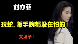 刘亦菲萌妹子的外表，却有着一颗汉子心，简直比男人还“爷们儿”！【破先生】