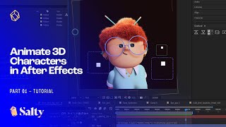 Animating 3D Characters and 3D Objects in After Effects with Joysticks 'N Sliders and Duik Tools