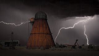 ► Hard Rain on Metal with Thunder | Rainstorm at Night | Tin Roof Sounds for Sleeping | Lluvia