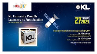 KL University Proudly Launches its First Satellite