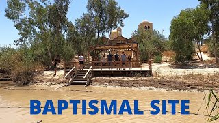 Jordan river BAPTISMAL SITE Qasr al-Yahud REAL place where Jesus was baptized by John the Baptist