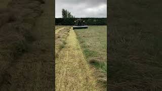 Windrowing Grass Seed - Mac Don M205