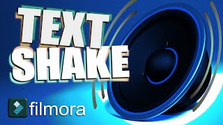 Text Shake Effect | Filmora 9.3 Tutorial