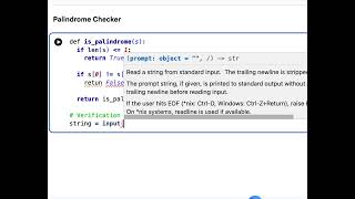 Python Code for Palindrome Checker using Recursion