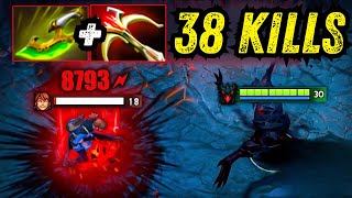 Insane Burst Damage Shadow Fiend Swift Blink + Daedalus 38Kills Dota 2