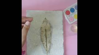 How to Make Leaf Vein Bookmark |  How to use leaf for decoration | Leaf Art | Art and Craft Ideas